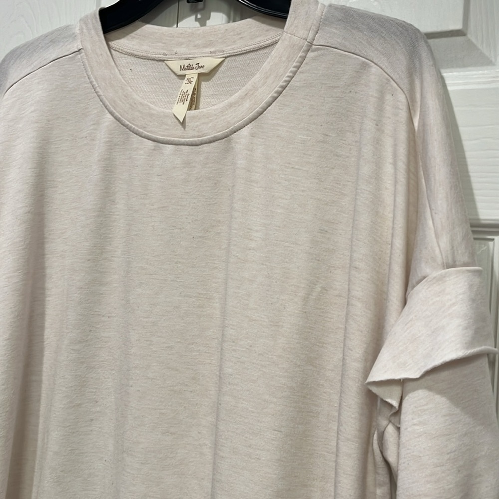 Matilda Jane Geometric Trim Idealist Short Sleeve Top Oversized Size XL - Picture 6 of 8